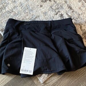 Lululemon black Pace Rival Skirt